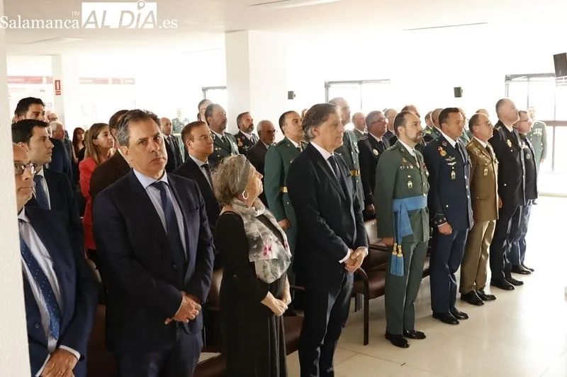 Celebración en la Comandancia de Salamanca del 179 aniversario de la Fundación del Cuerpo de la Guardia Civil. Foto de David Sañudo