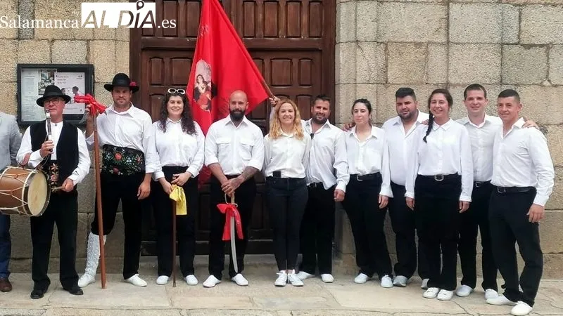 La peña 'Los Chukys' representará el baile de la bandera, como ya hizo el pasado domingo de Corpus