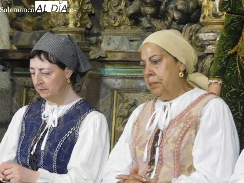 Representación de la obra 'Buscando a Nebrija' en la iglesia parroquial de Cerralbo 