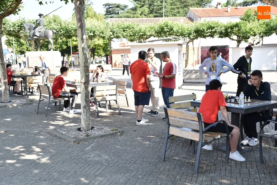 Foto 11 - Los IES mirobrigenses miden fuerzas en torno al tablero de ajedrez