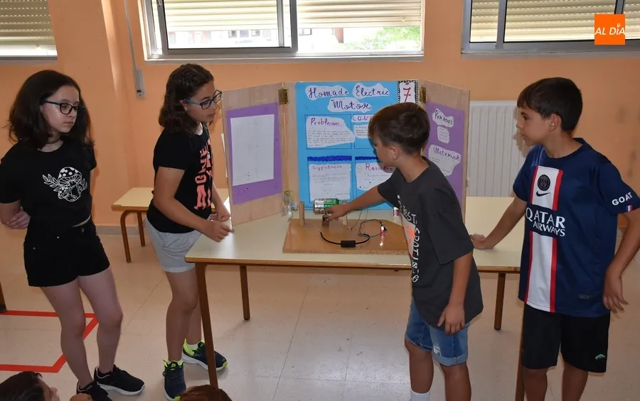 Foto 4 - Derroche de ingenio de los alumnos del Colegio Mir&oacute;briga en el culmen de su &lsquo;Science Fair&rsquo;