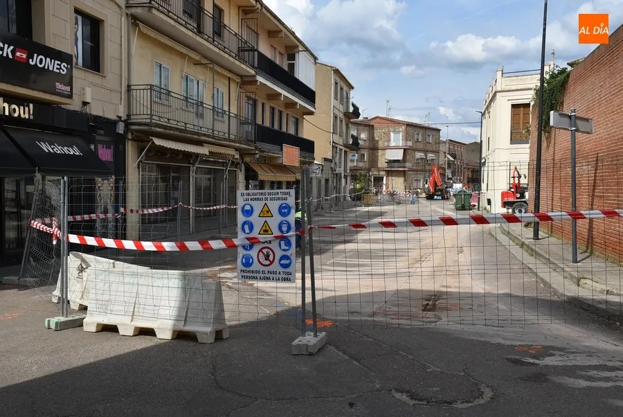 Foto 3 - Cortado al tr&aacute;fico un tramo de la calle Campo de Toledo y otro de la calle San Alb&iacute;n