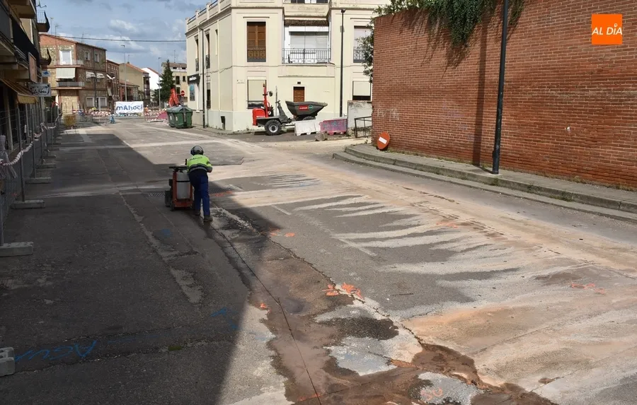 Foto 5 - Cortado al tr&aacute;fico un tramo de la calle Campo de Toledo y otro de la calle San Alb&iacute;n