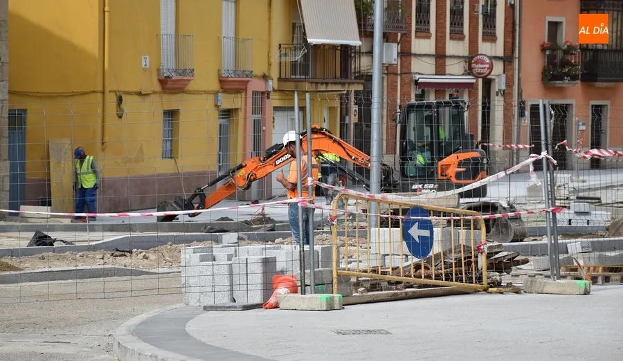 Foto 10 - Cortado al tr&aacute;fico un tramo de la calle Campo de Toledo y otro de la calle San Alb&iacute;n