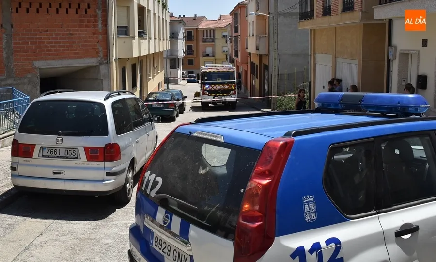 Foto 3 - Herido leve un anciano de 89 a&ntilde;os en el incendio de una vivienda de la calle Gerona