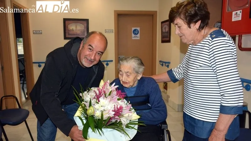 Teresa Prieto recibió el cariño de 