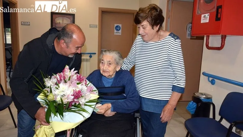 Teresa Prieto recibió el cariño de 