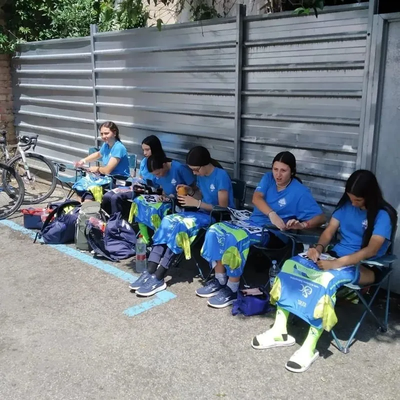 Escuela de Ciclismo Salmantina en Estella
