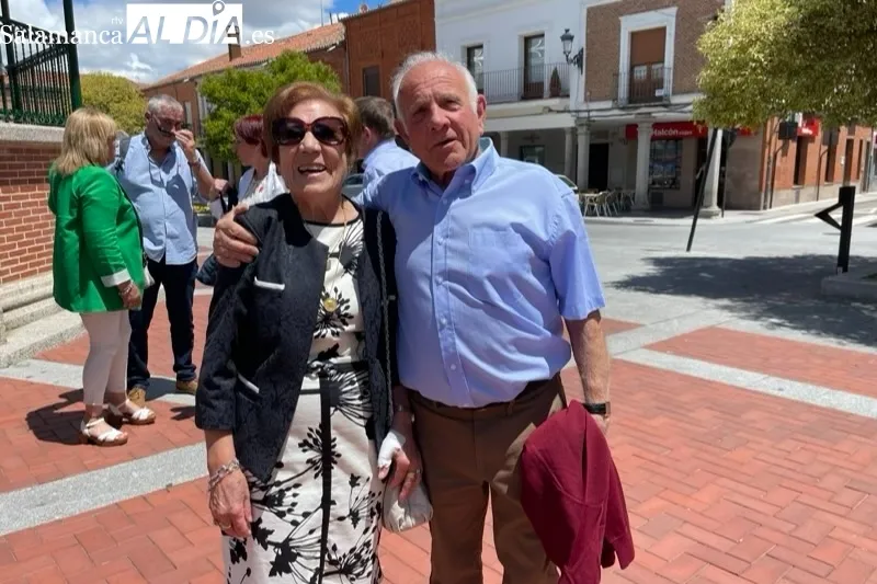 La familia Rodríguez Blázquez se reencontraba este sábado en Peñaranda