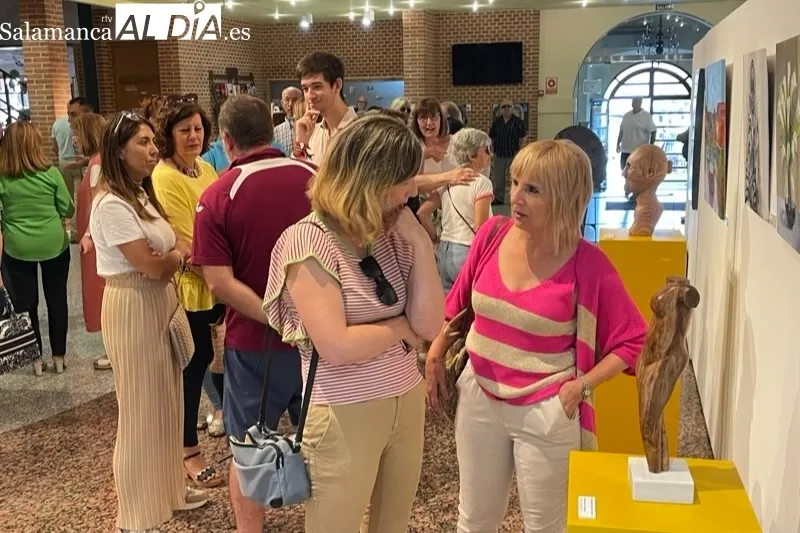 El CDS acoge la exposición con las obras creadas en los talleres de ocio y tiempo libre
