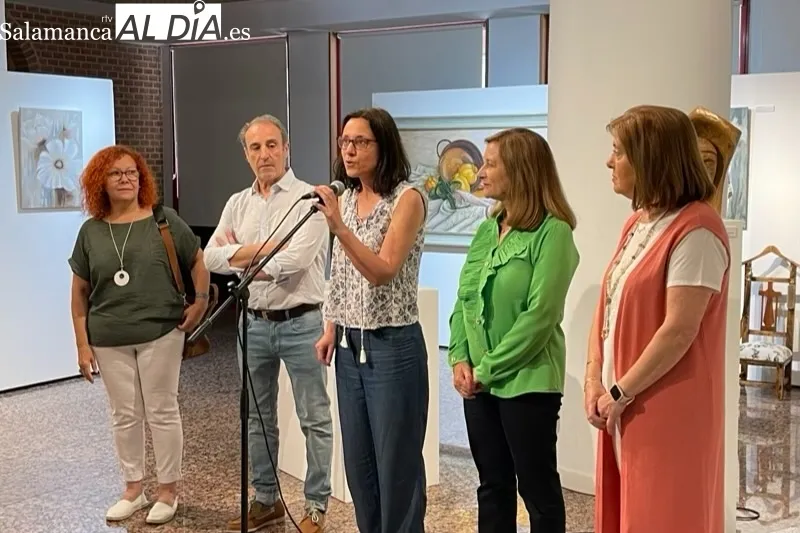 El CDS acoge la exposición con las obras creadas en los talleres de ocio y tiempo libre