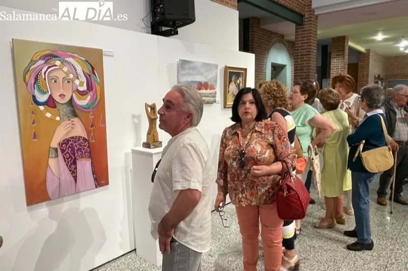 El CDS acoge la exposición con las obras creadas en los talleres de ocio y tiempo libre