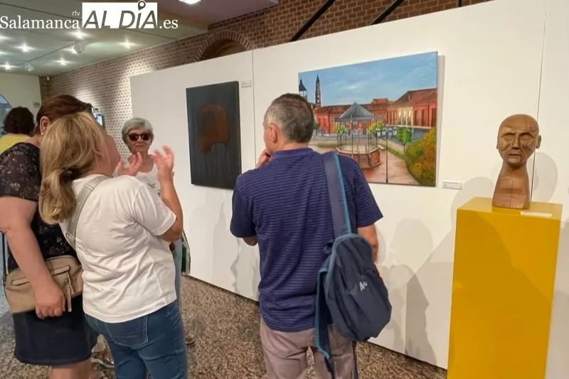 El CDS acoge la exposición con las obras creadas en los talleres de ocio y tiempo libre