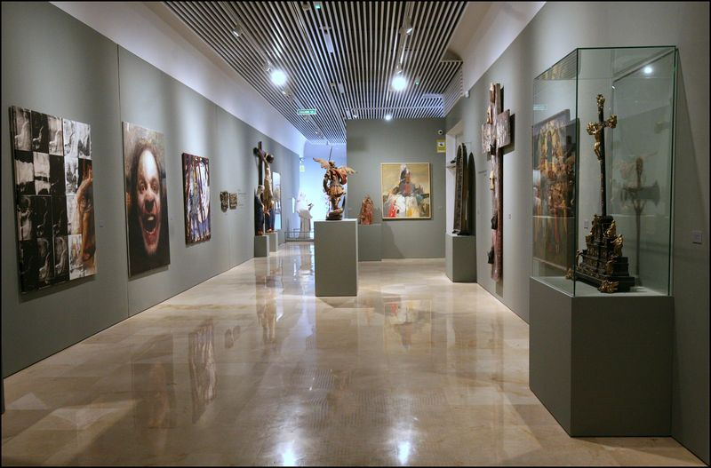 Imágenes de la segunda planta del Museo Palacio Episcopal. Fotos: José Amador Martín