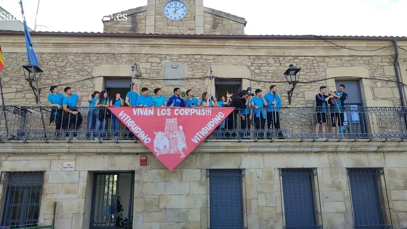 Chupinazo de los Corpus 2023 en Vitigudino