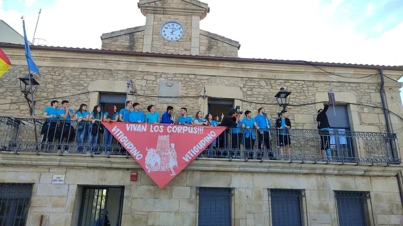 Chupinazo de los Corpus 2023 en Vitigudino