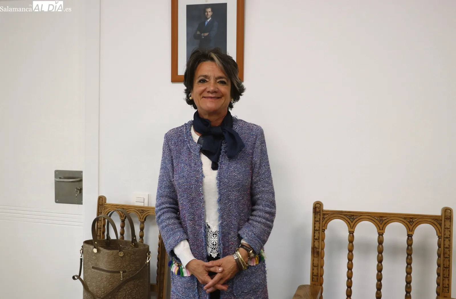La alcaldesa de Vitigudino en funciones y candidata del PP, Luisa de Paz, señala que el litigio llegará al Tribunal Constitucional por cualquiera de las partes / CORRAL