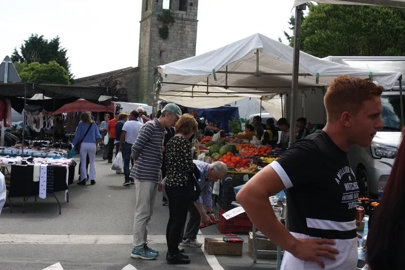 Mercadillo portugués en Trabanca de este primer domingo de junio de 2023