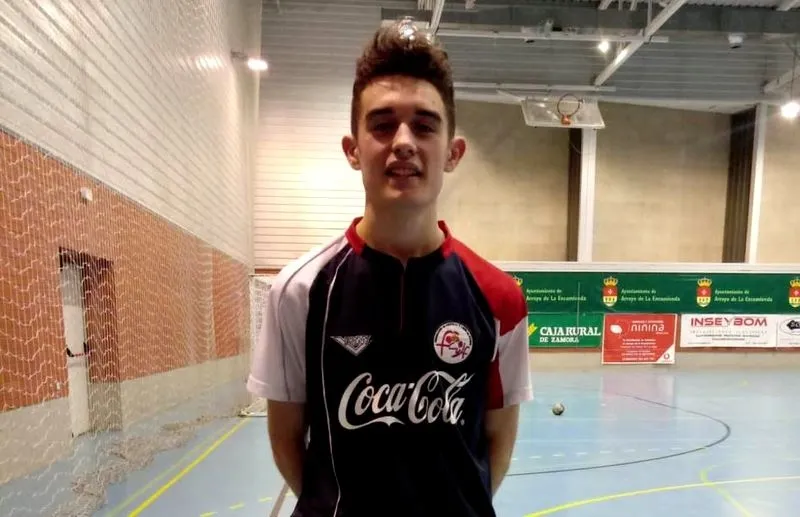 Jorge Crespo, con la selección de CyL