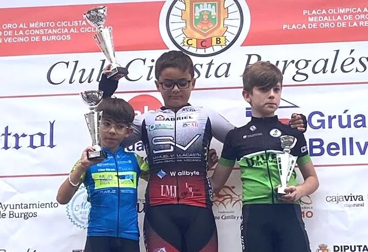 Marcos Ramos acababa en segunda posición en categoría principiantes en el Trofeo Ciudad de Burso. Foto ECS