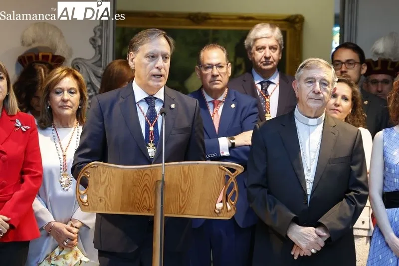 Recepción oficial del Ayuntamiento en la Casa Lis, con motivo de la fiesta de San Juan de Sahagún. Foto de David Sañudo