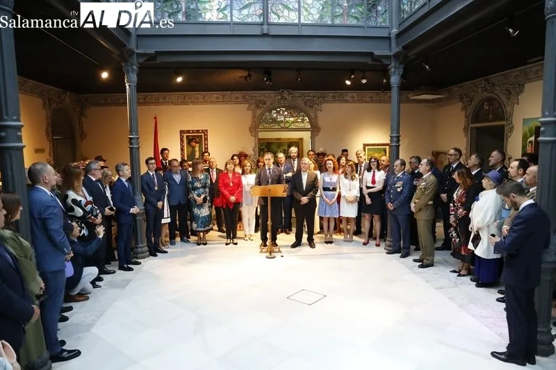 Recepción oficial del Ayuntamiento en la Casa Lis, con motivo de la fiesta de San Juan de Sahagún. Foto de David Sañudo
