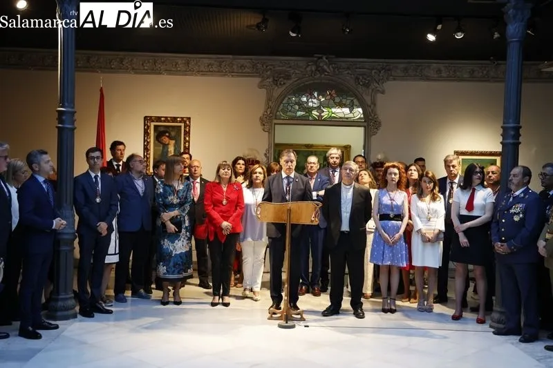 Recepción oficial del Ayuntamiento en la Casa Lis, con motivo de la fiesta de San Juan de Sahagún. Foto de David Sañudo