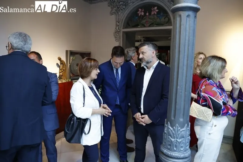 Recepción oficial del Ayuntamiento en la Casa Lis, con motivo de la fiesta de San Juan de Sahagún. Foto de David Sañudo