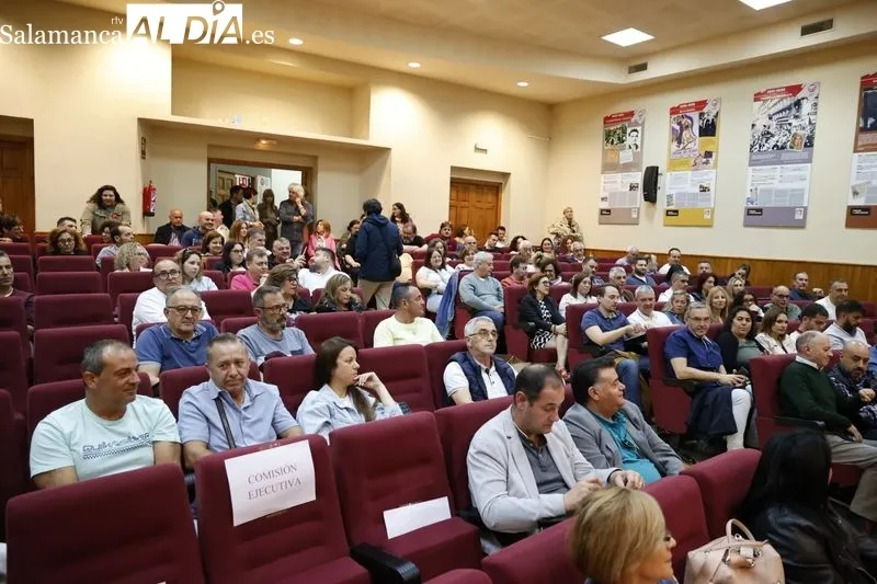 El secretario general de UGT, Pepe Álvarez,clausura las jornadas de formación de Fesmc UGT que se celebran en Salamanca. Foto de David Sañudo