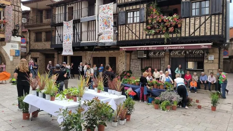Foto 7 - Jes&uacute;s Calleja 'vuela' sobre Sotoserrano, "el pueblo de las flores"