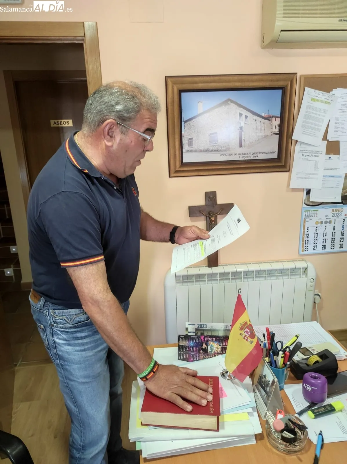Alfonso Castilla jurando el cargo