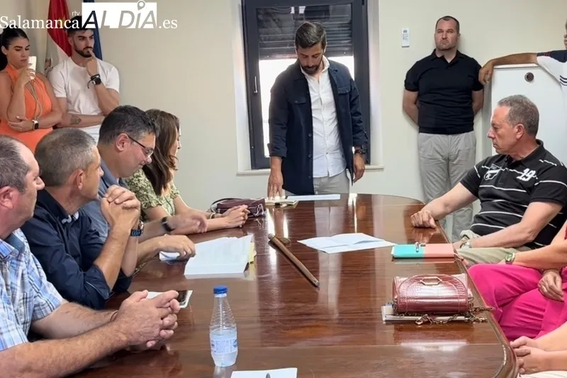 Toma de posesión de la nueva Corporación de Saucelle con David Sánchez al frente  