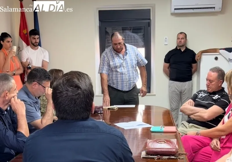 Toma de posesión de la nueva Corporación de Saucelle con David Sánchez al frente  