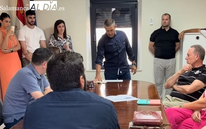 Toma de posesión de la nueva Corporación de Saucelle con David Sánchez al frente  