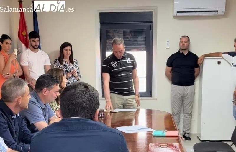Toma de posesión de la nueva Corporación de Saucelle con David Sánchez al frente  