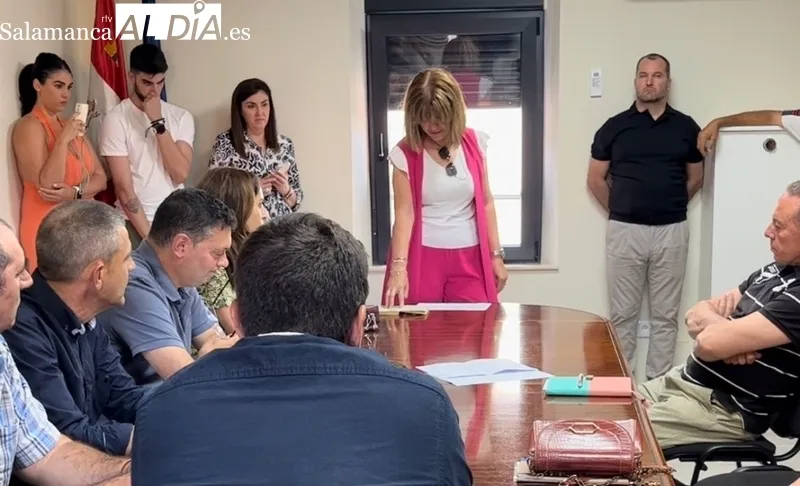 Toma de posesión de la nueva Corporación de Saucelle con David Sánchez al frente  
