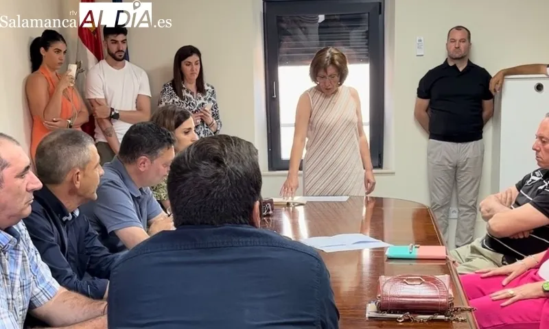 Toma de posesión de la nueva Corporación de Saucelle con David Sánchez al frente  
