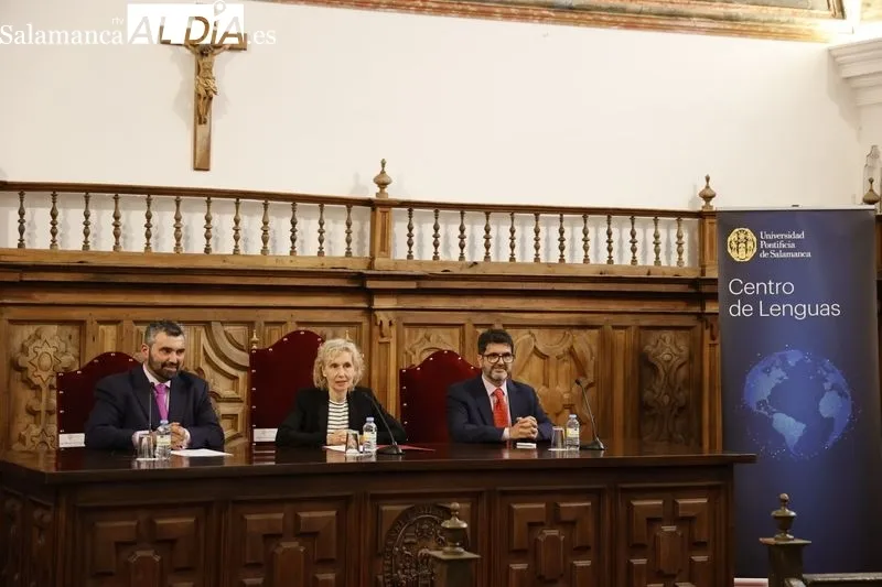 Inauguración del Centro de Lenguas de la Universidad Pontificia de Salamanca (UPSA). Foto de David Sañudo