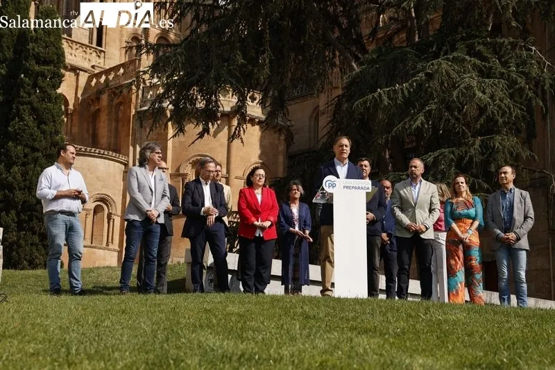 Presentación de los candidatos del Partido Popular de Salamanca para las elecciones generales del 23 de julio. Foto de David Sañudo