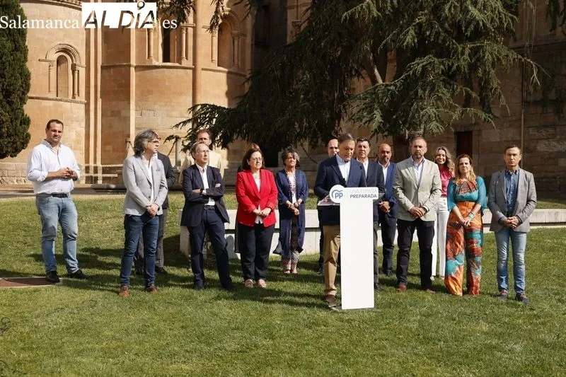 Presentación de los candidatos del Partido Popular de Salamanca para las elecciones generales del 23 de julio. Foto de David Sañudo