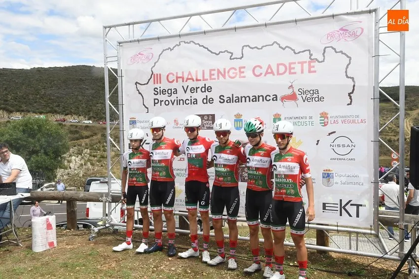 Foto 2 - Siega Verde da la salida a la III Challenge Ciclista Cadete de Salamanca