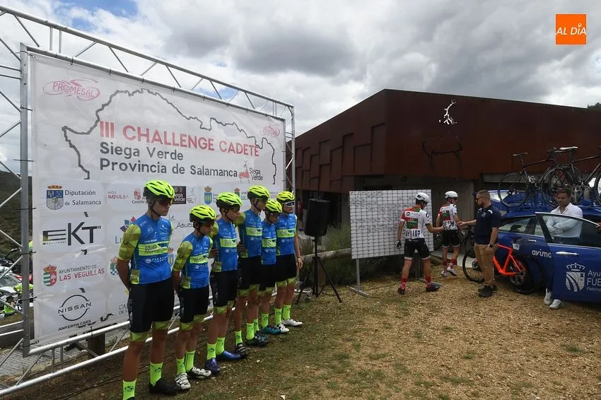 Foto 3 - Siega Verde da la salida a la III Challenge Ciclista Cadete de Salamanca