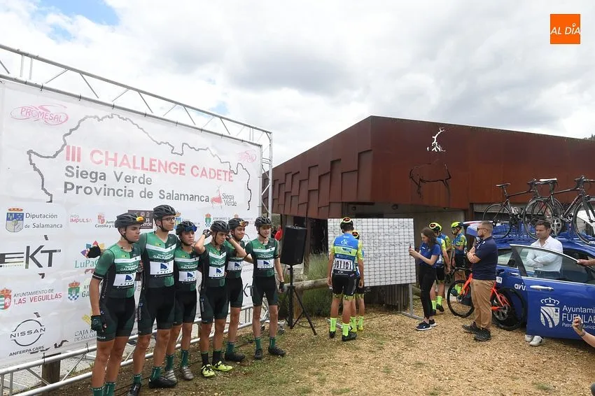 Foto 4 - Siega Verde da la salida a la III Challenge Ciclista Cadete de Salamanca