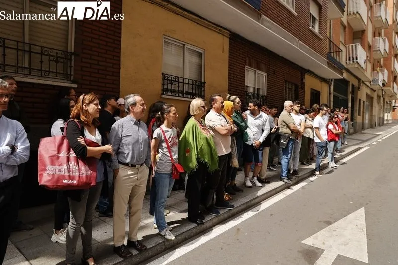 Mural de Cruz Roja Salamanca dedicado a las personas refugiadas. Foto de David Sañudo