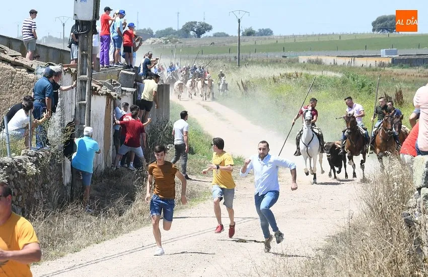 Encierro a caballo en Martín de Yeltes/ Fotos: Adrián M.Pastor