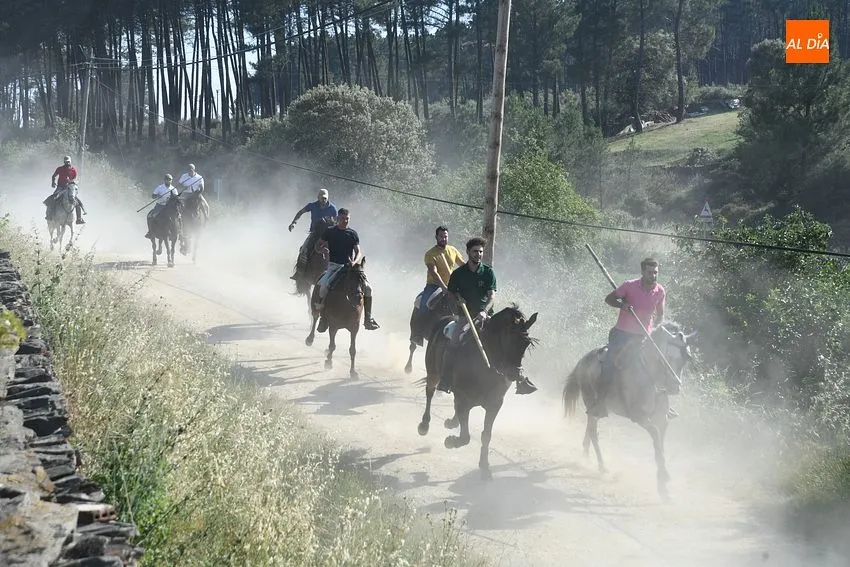 Foto 10 - R&aacute;pido y puntual encierro a caballo en Robleda con nuevo y exigente recorrido