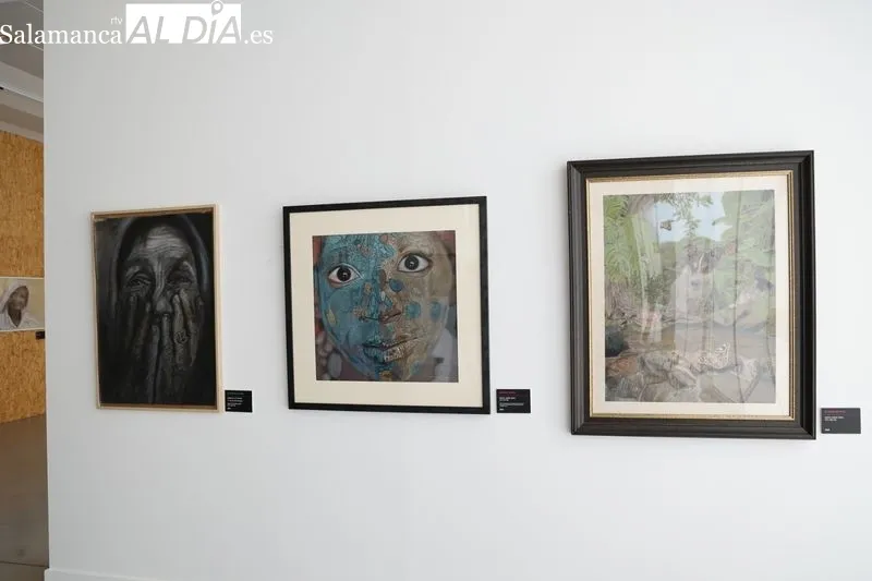 La concejala de Familia e Igualdad de Oportunidades, Miryam Rodríguez, visita junto a la Fundación AFIM la exposición ‘Respira’. Foto de David Sañudo