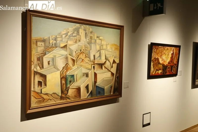 Inauguración en el Centro Documental de Memoria Histórica, ubicado en la plaza de los Bandos, de la exposición temporal ‘Mirada y presencia: obras del exilio republicano español en México’. Foto de David Sañudo