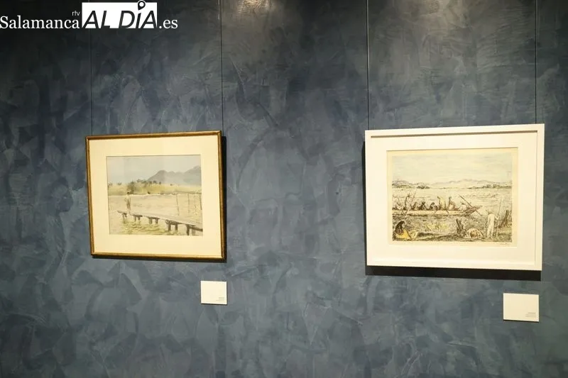 Inauguración en el Centro Documental de Memoria Histórica, ubicado en la plaza de los Bandos, de la exposición temporal ‘Mirada y presencia: obras del exilio republicano español en México’. Foto de David Sañudo