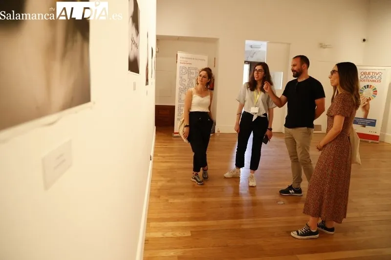 Exposición ‘Trazando cuerpos’, en la sala Cielo de Salamanca del Patio de Escuelas Menores. Foto de David Sañudo